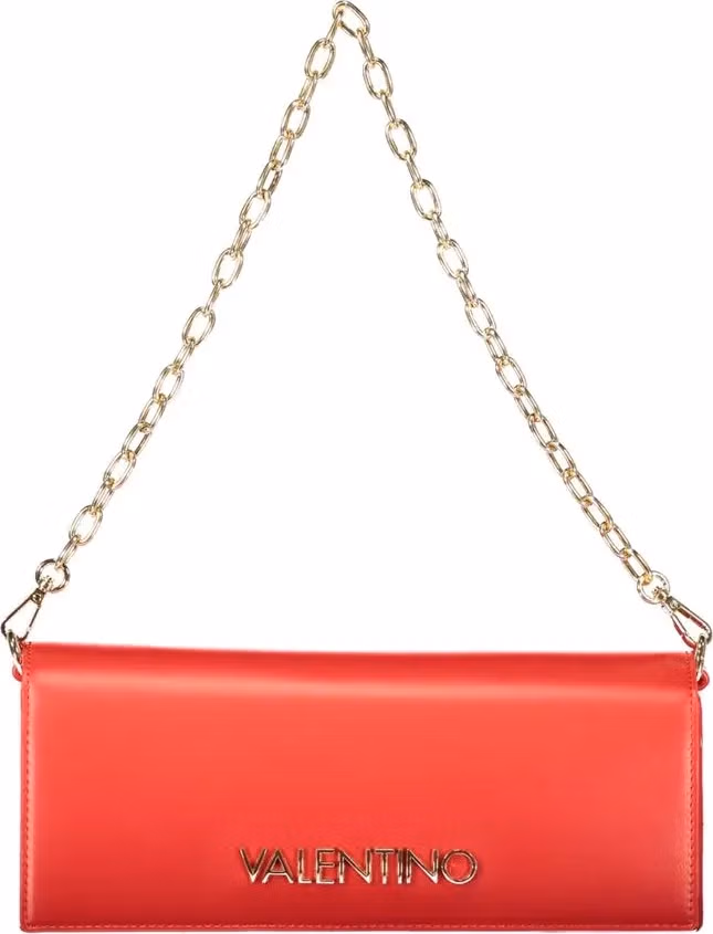 Mario Valentino Rosso Polyurethane Women's Shoulder Bag