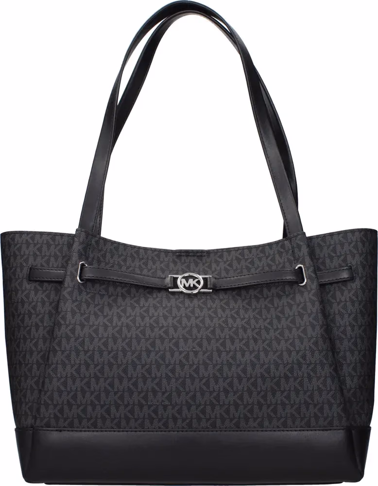 Michael Kors Black Fabric Shoulder Bag