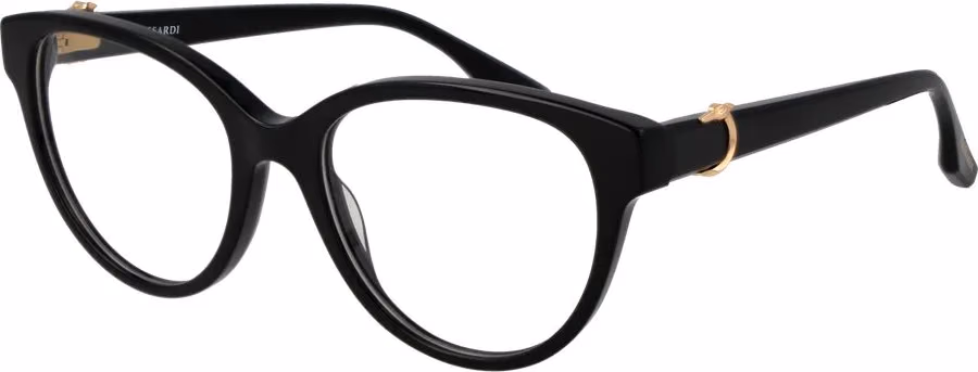 Trussardi Black Acetate Glasses (Frames)