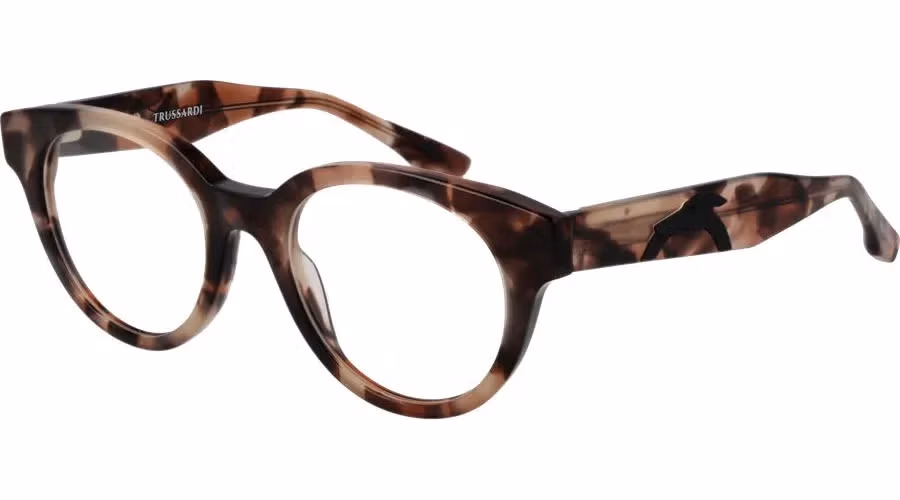 Trussardi Brown Acetate Glasses (Frames)