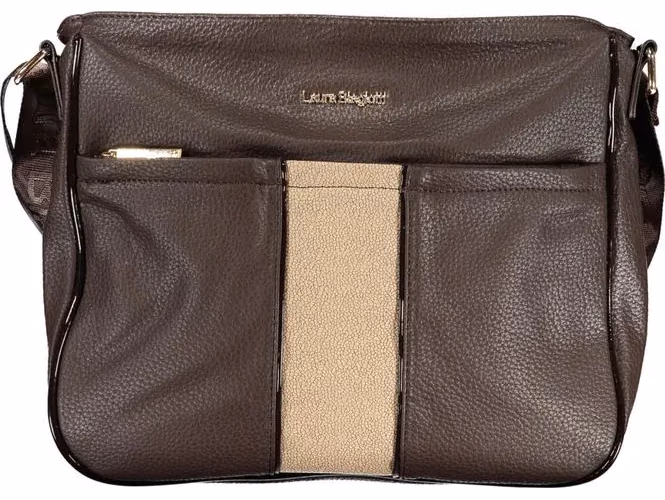 Laura Biagiotti Marrone PVC Women Handbag
