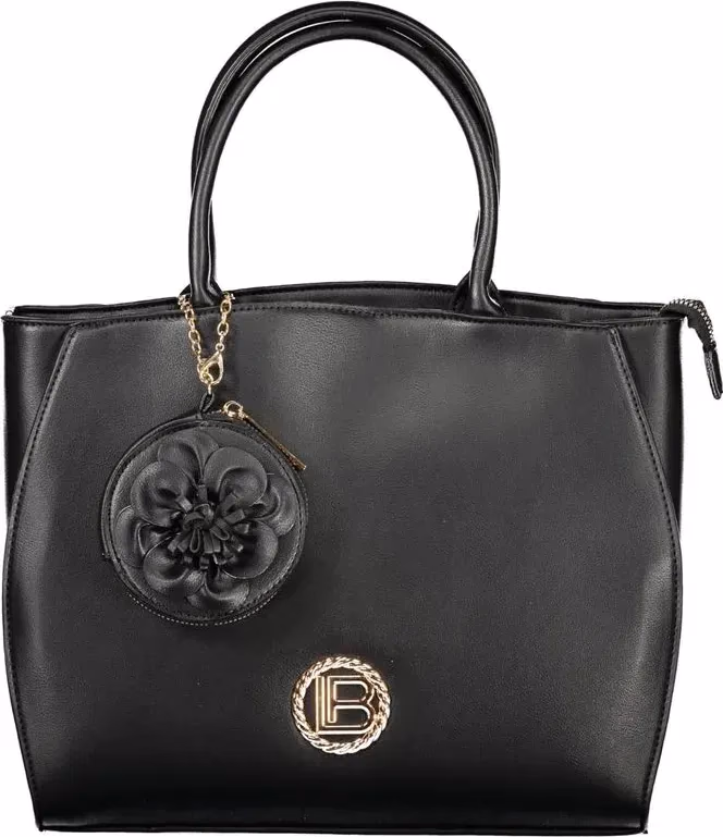 Laura Biagiotti Nero PVC Women Handbag