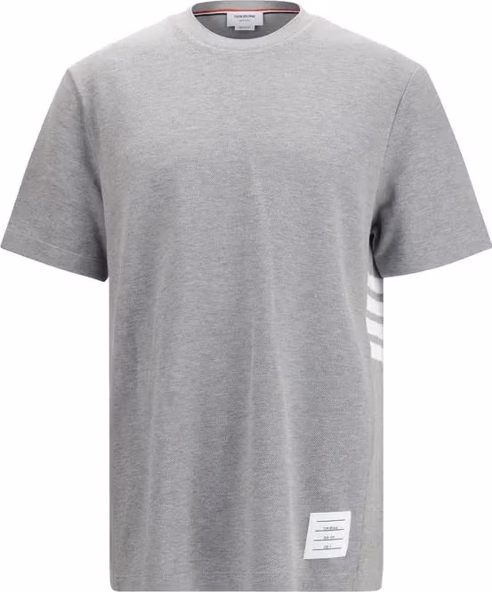 Thom Browne Gray Cotton T-Shirt