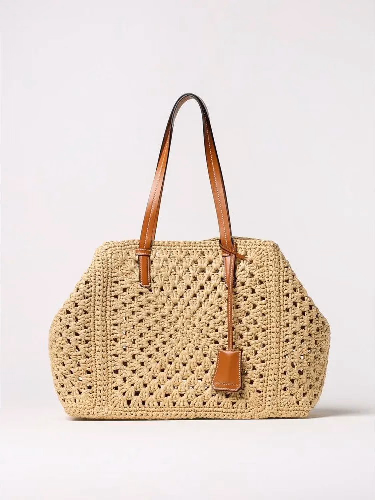 Ermanno Scervino Beige Leather Handbag