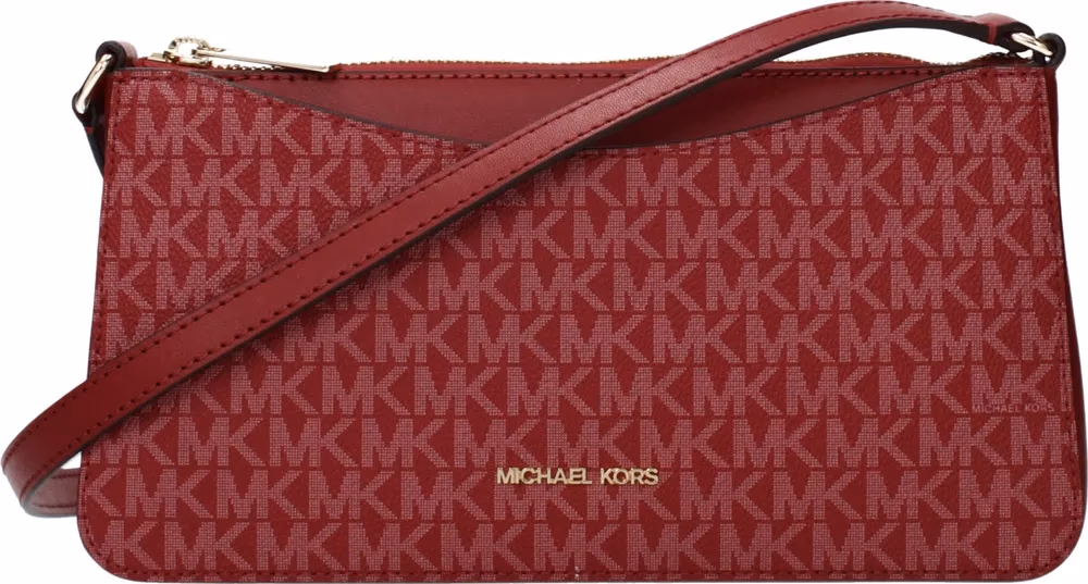 Michael Kors Red Fabric Crossbody Bag