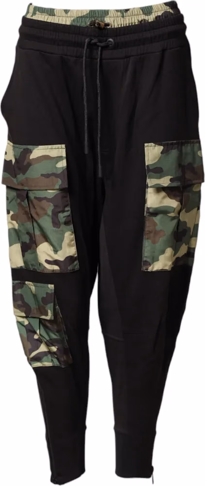 Dolce & Gabbana Multicolor Camouflage Cargo Jogger Men Pants