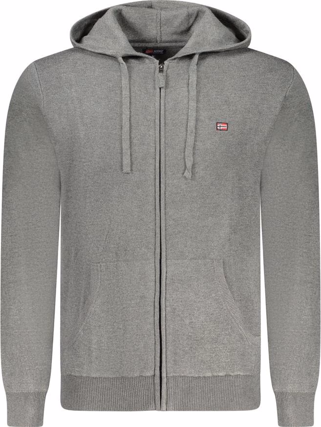 Norway 1963 Grigio Poliammide Mens Cardigan