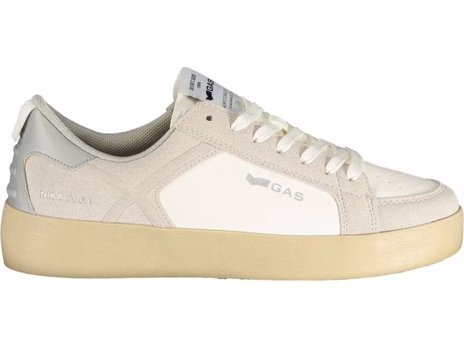 Gas White Polyurethane Women Sneaker
